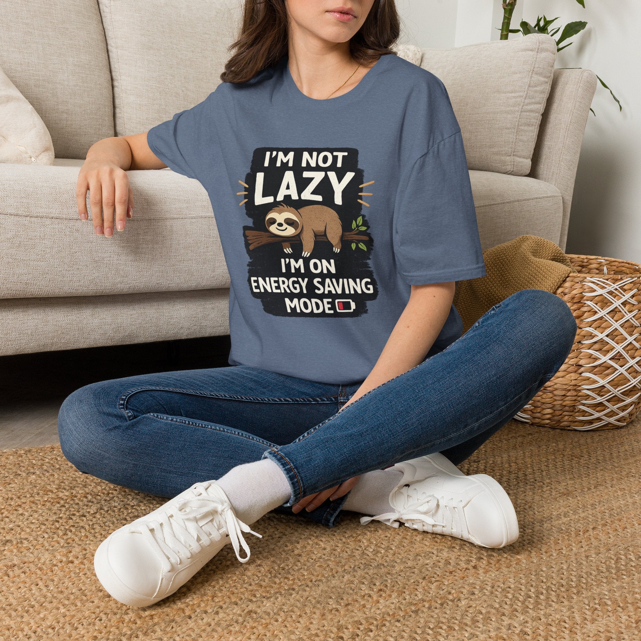 Sloth "I'm Not Lazy, I'm on Energy Saving Mode" T-Shirt