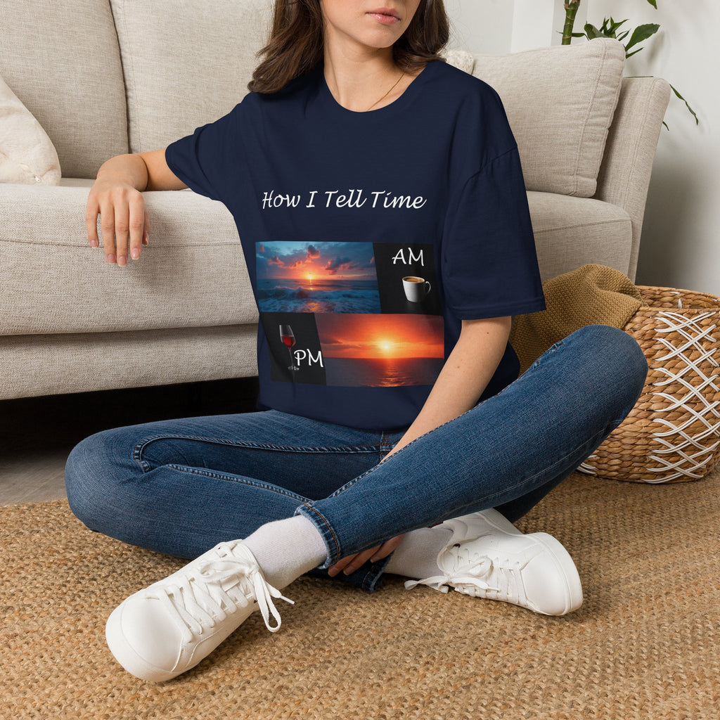 Funny How I Tell Time Tshirt | Retired, Gift for Retirement, Novelty Tee Shirt, Humorous Graphic Top, Retirement party outfit